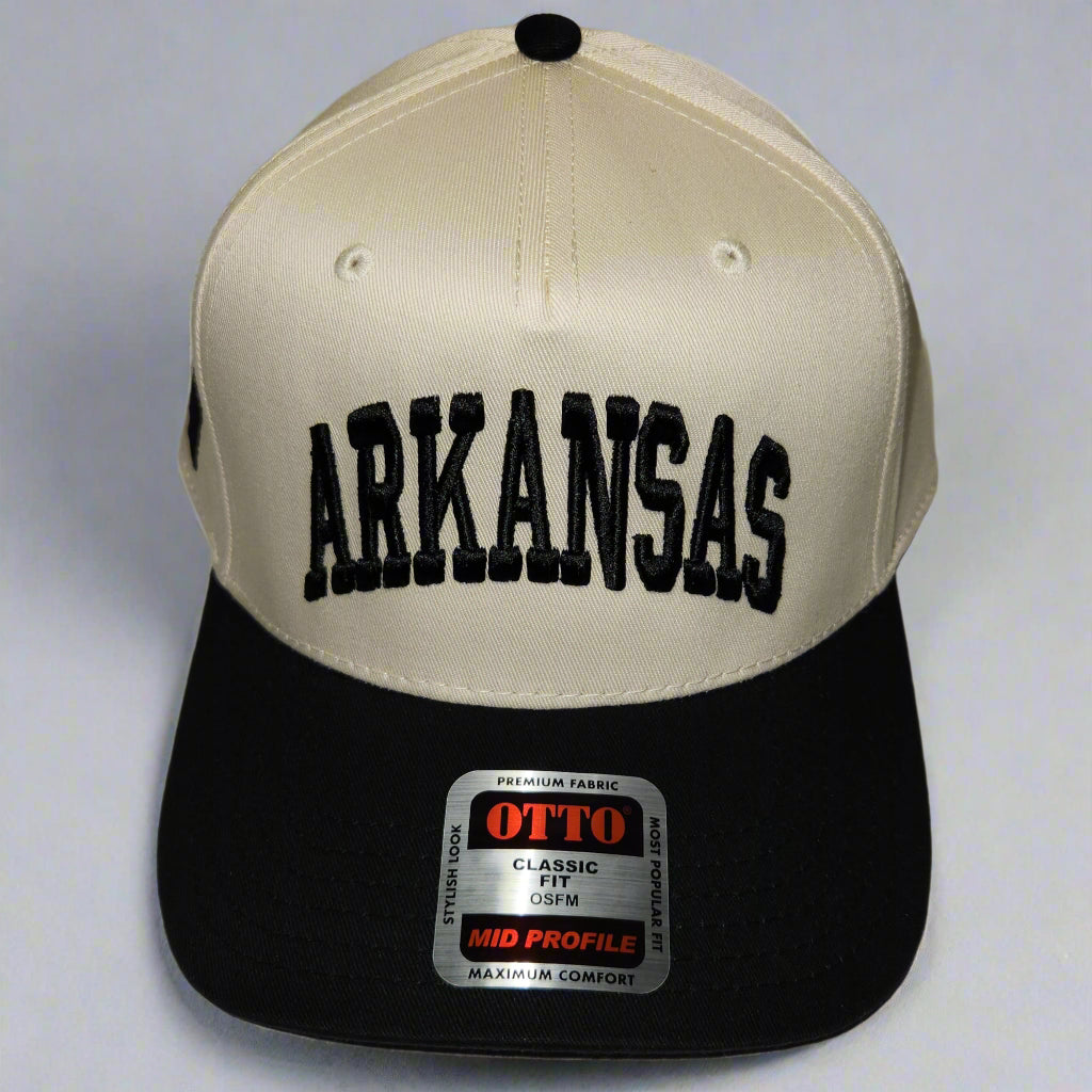 Arkansas 3D Embroidered Hat