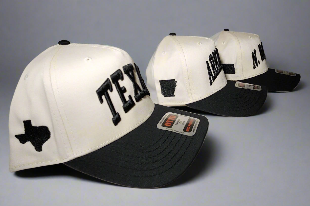 Texas 3D Embroidered Hat