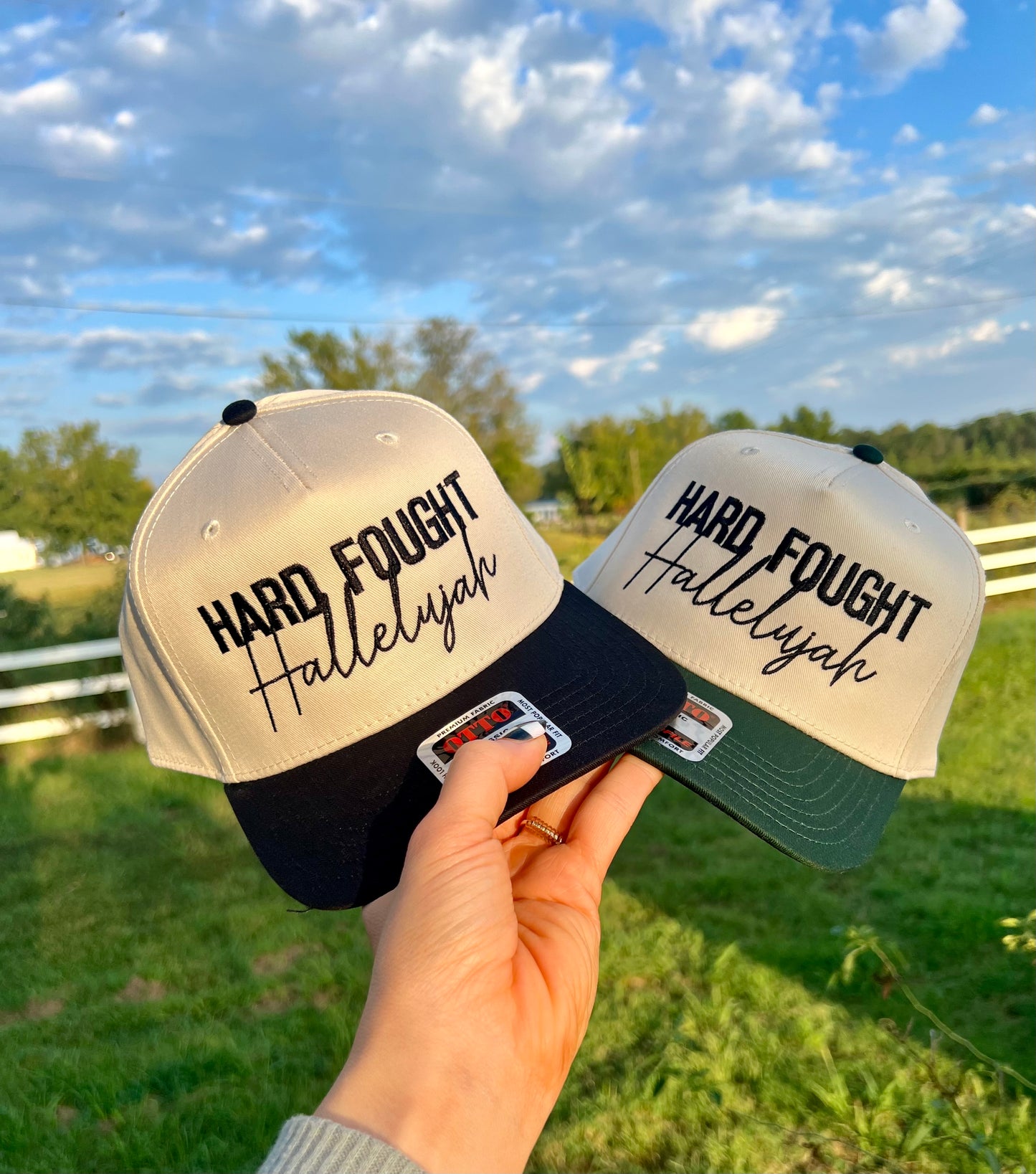 Hard Fought Hallelujah Embroidered Hat