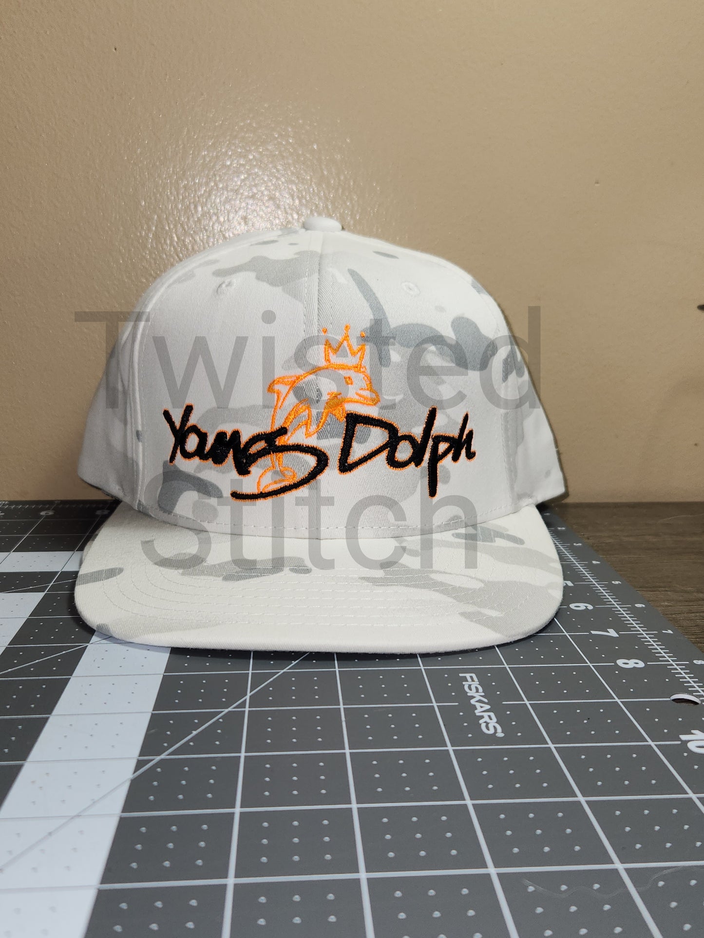 Young Dolph White DigiCam Hat