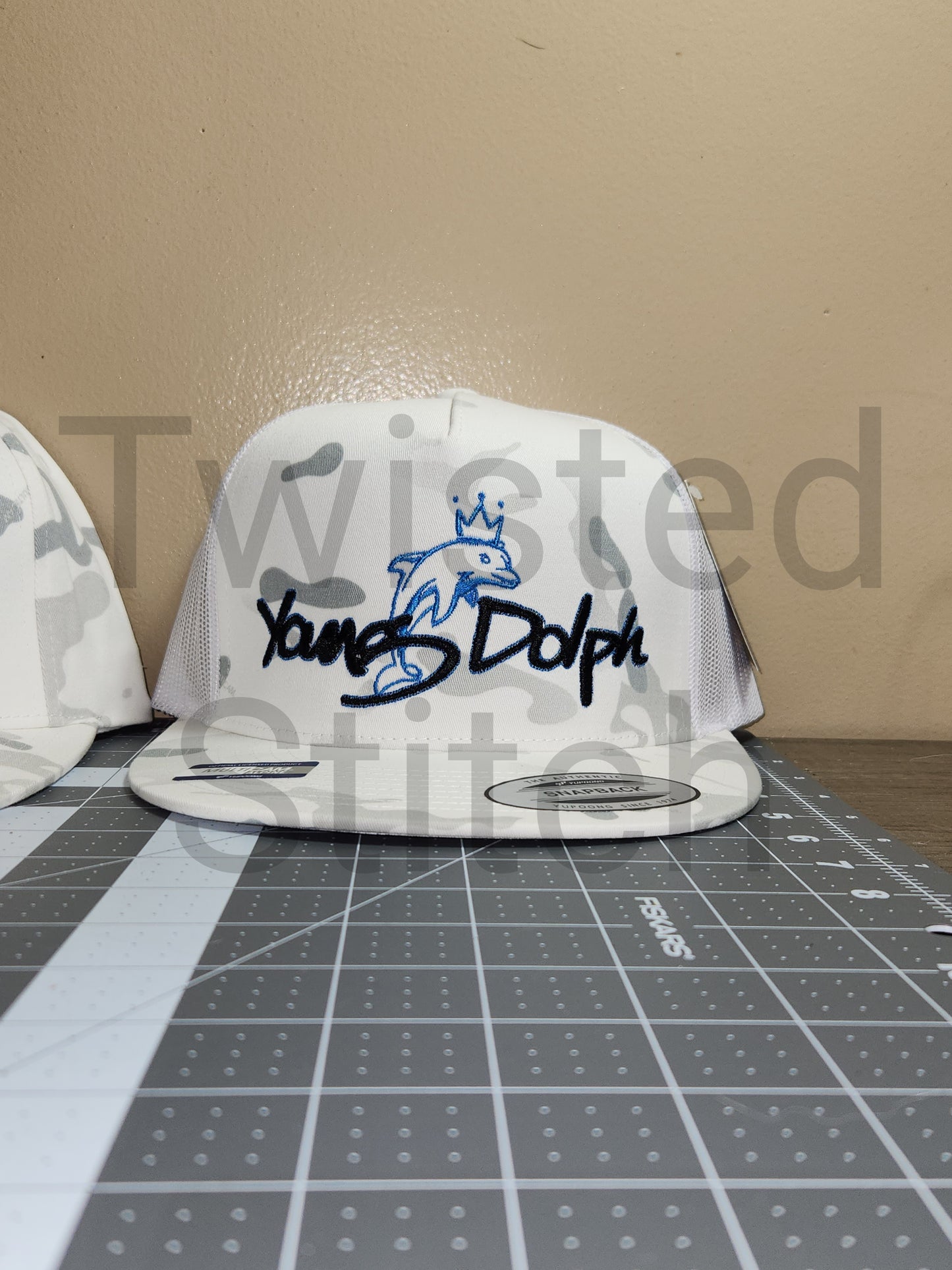 Young Dolph White DigiCam Hat