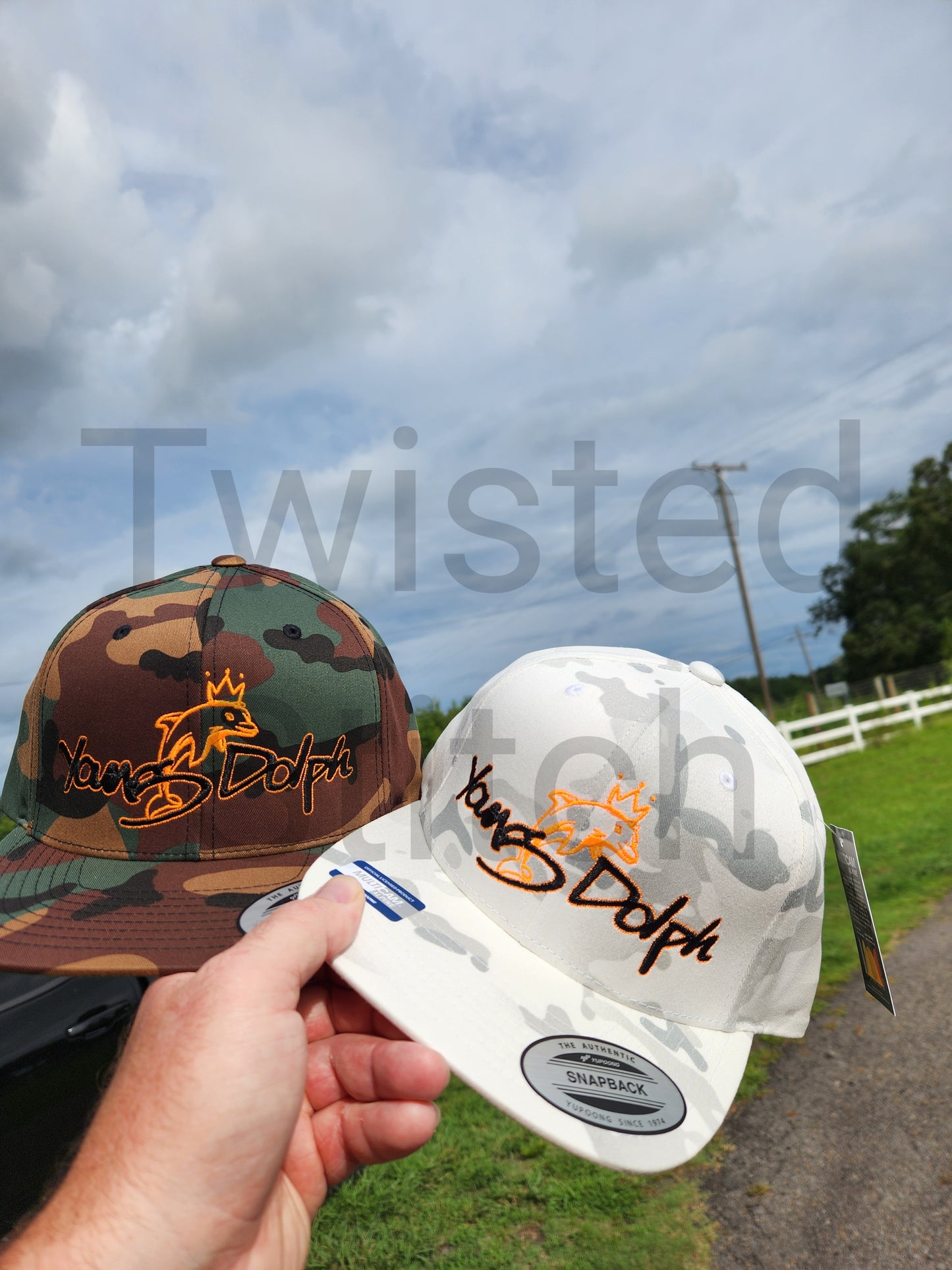 Young Dolph White DigiCam Hat